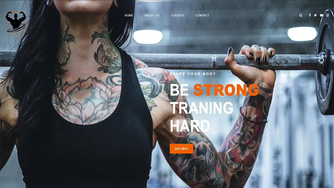 Person lifting weights with full body tattoos